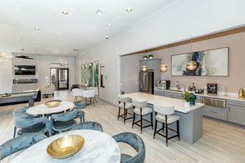 Living and kitchen